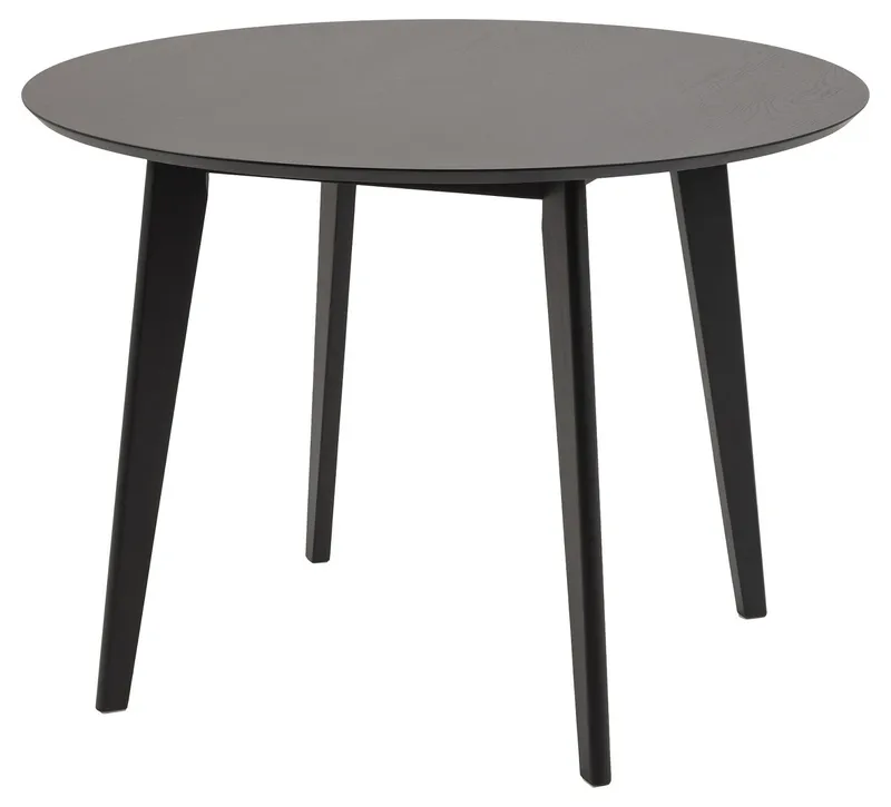 Stół Okrągły MEBLIVA Roxby Drewniany, 105 cm, Nowoczesny - Czarny