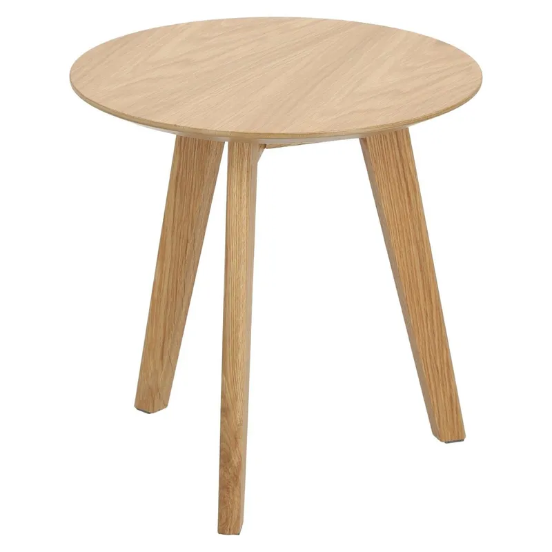 Stolik MEBLIVA Sano Drewniany 40 cm Industrialny - Naturalny