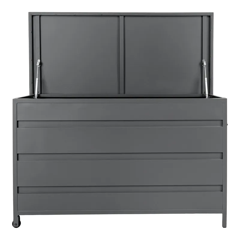 Skrzynia Ogrodowa GARDIVA Cassis 650l, Aluminium - Szary