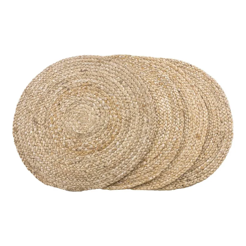 Podkładki Na Stół MEBLIVA Bombay 38cm Juta - Naturalny