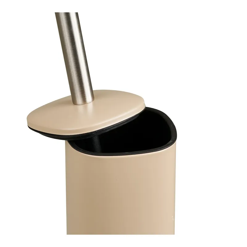 Szczotka Do WC MEBLIVA Lodi, Metal, Wolnostojąca - Beżowy