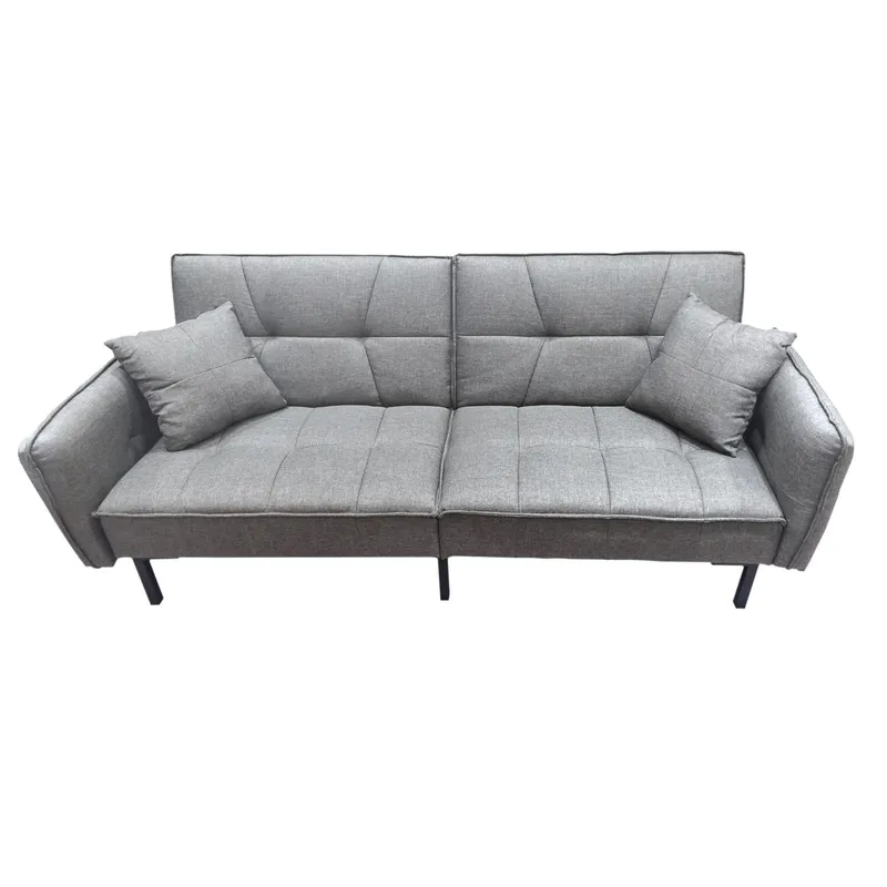 Sofa Rozkładana MEBLIVA Lurif Skandynawska 197 cm - Szara
