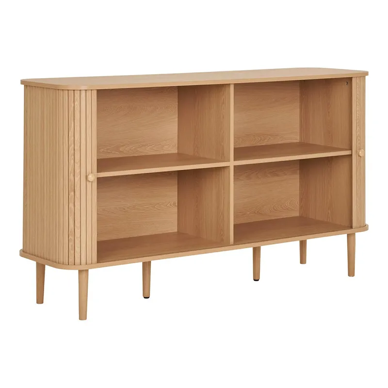 Komoda MEBLIVA Nikko Drewno Sosnowe Skandynawskie 140 cm - Naturalny