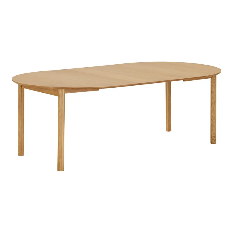 Stół MEBLIVA Bundaberg Rozkładany Fornir Dębowy 120/220 cm - Naturalny Dąb