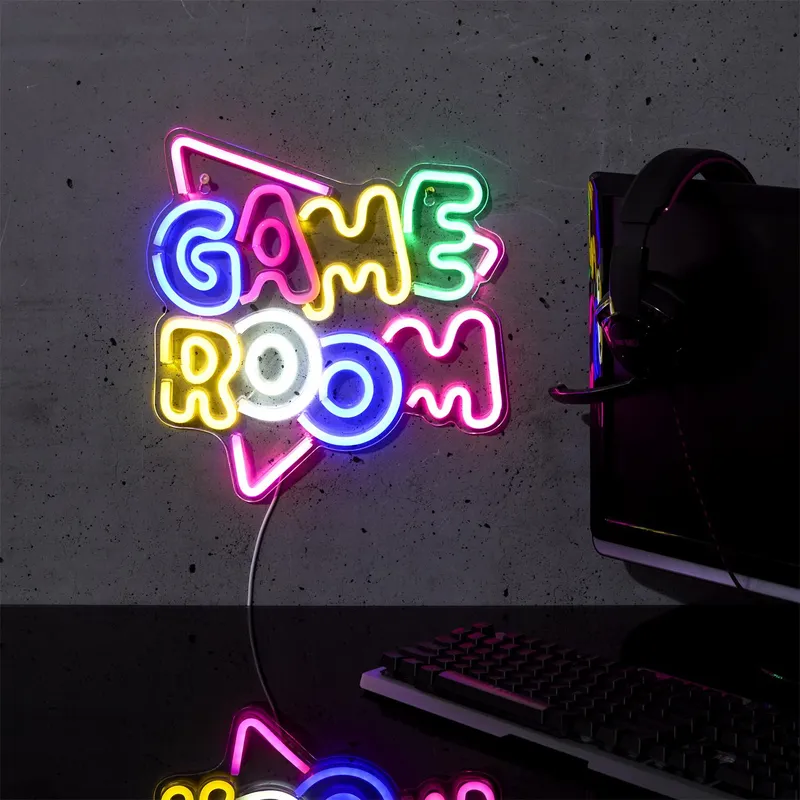 Lampka Dekoracyjna LED Neonowa MEBLIVA Game Room - Multikolor