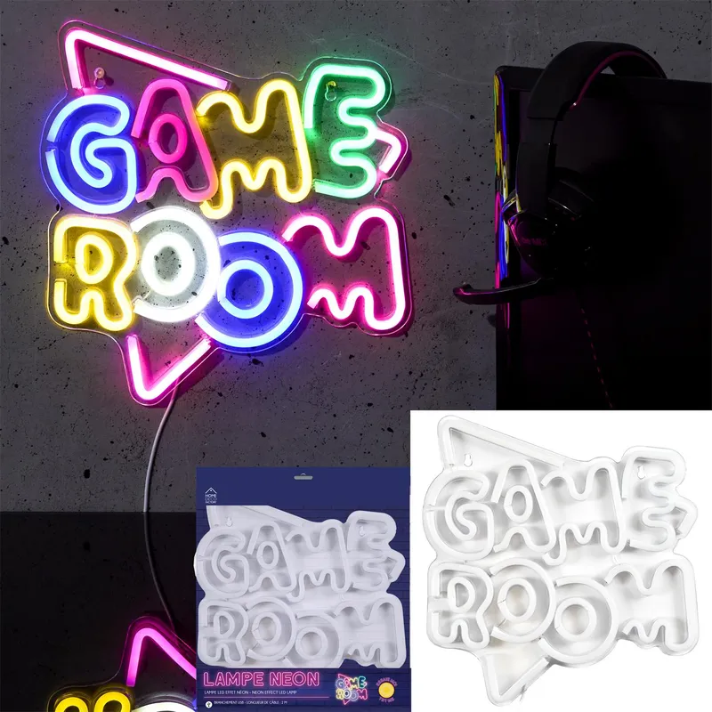 Lampka Dekoracyjna LED Neonowa MEBLIVA Game Room - Multikolor