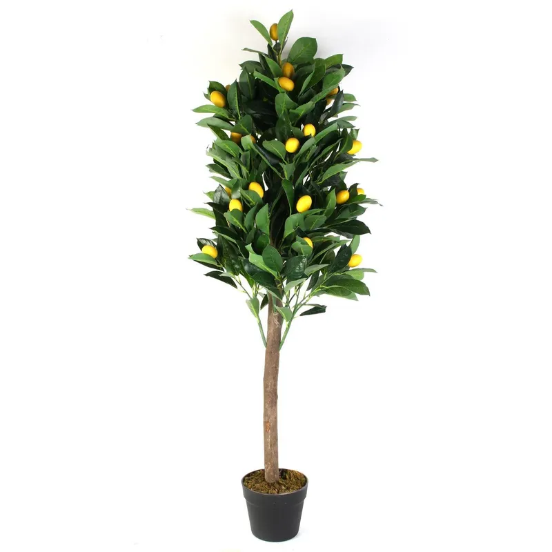 Sztuczne Drzewo Cytrynowe MEBLIVA 120 cm - Zielone