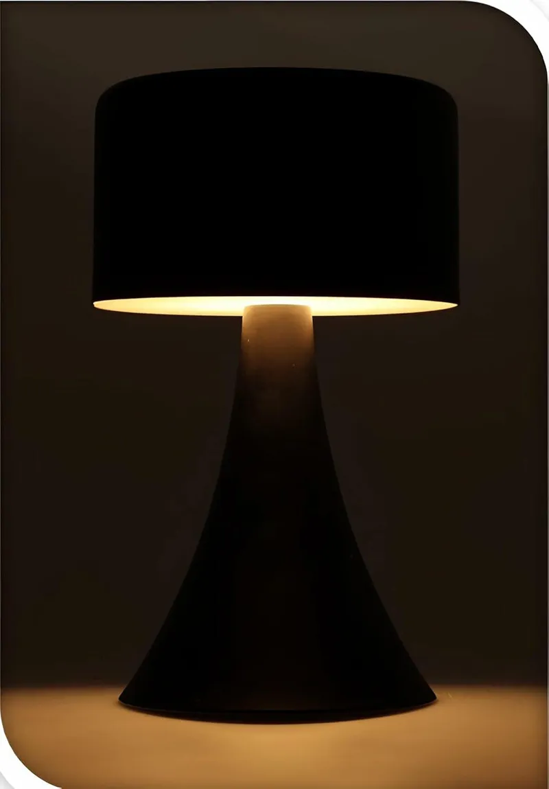 Lampa Stołowa MEBLIVA Tirset LED, Metal, Klasyczna - Czarna