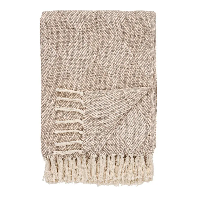 Narzuta MEBLIVA Bursa Bawełniana 130x180cm - Taupe