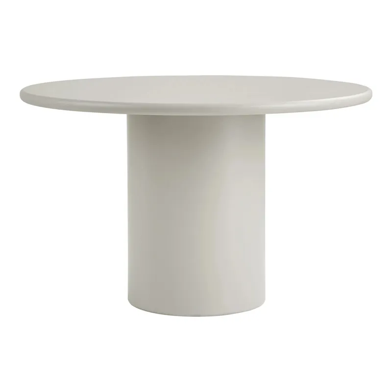 Stół Okrągły MEBLIVA Nagano 120cm, Nowoczesny MDF - Beżowy