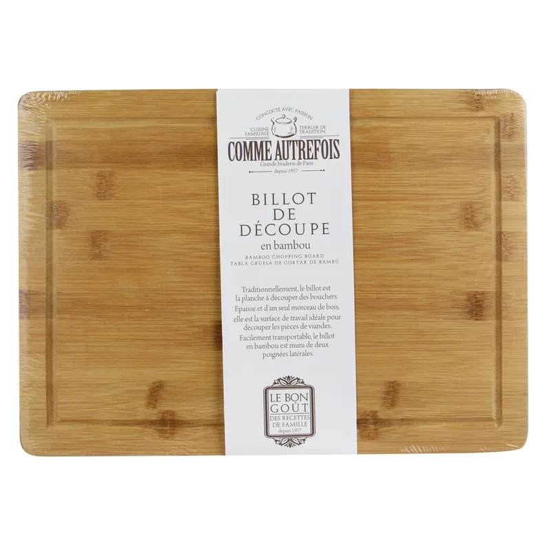 Deska Do Krojenia MEBLIVA Thick Bambusowa 39x28 cm - Naturalny