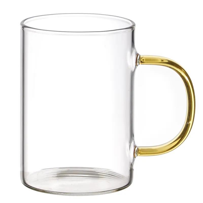 Szklanka MEBLIVA Coloured Szkło Minimalistyczne 300ml - Żółty