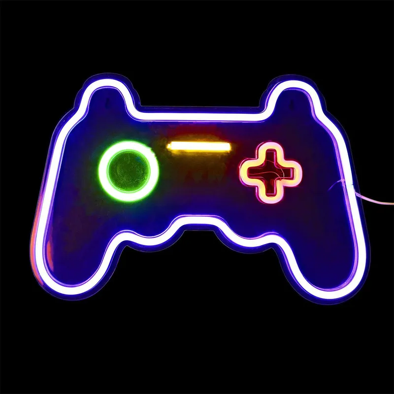 Lampa LED MEBLIVA Joystick Pad, Nowoczesna, Wisząca - Niebieski