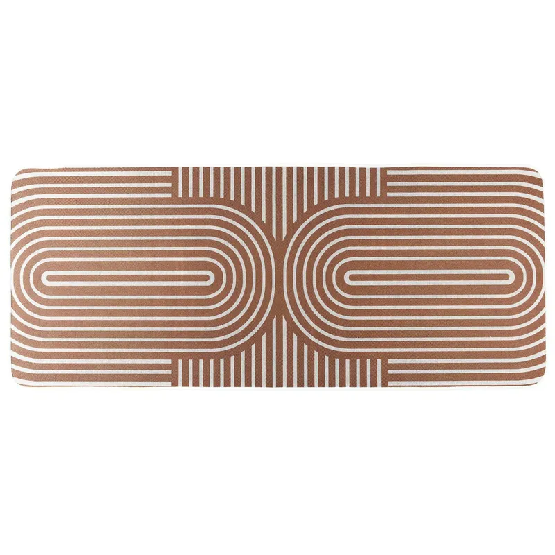 Dywan MEBLIVA Arlla 50x120 cm, Poliester, Skandynawski - Czerwony