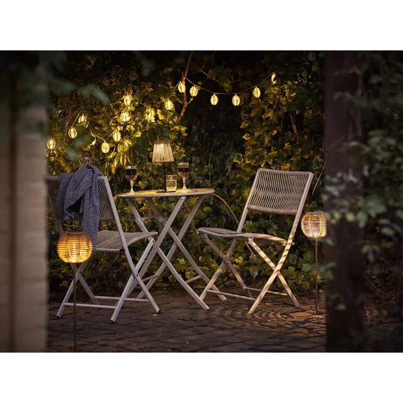 Lampion Ogrodowy MEBLIVA Carlisle Solar LED 70 cm - Brązowy