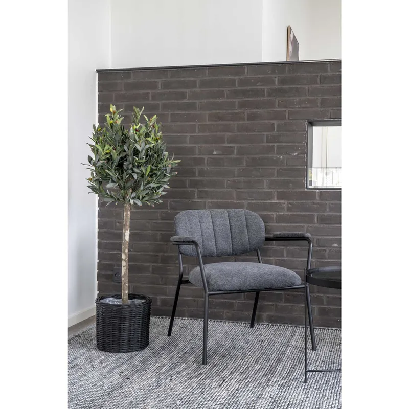 Sztuczne Drzewko Oliwne MEBLIVA 120cm, Polietylen - Zielone
