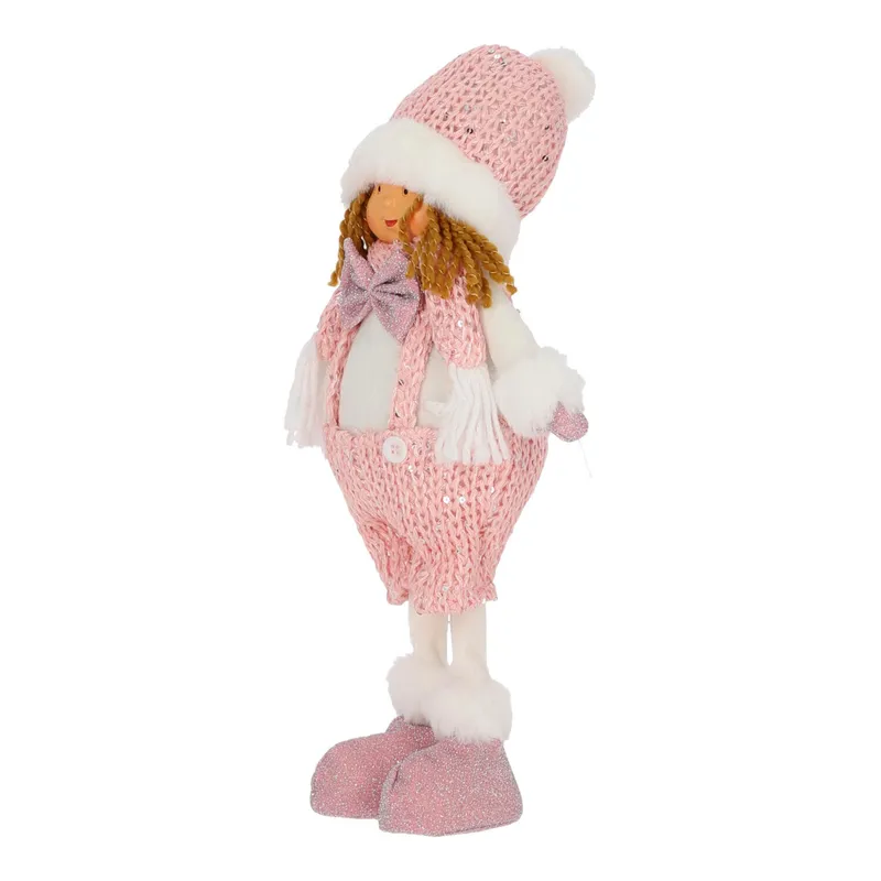 Figurka MEBLIVA Chłopczyk 38cm Tkanina - Różowy