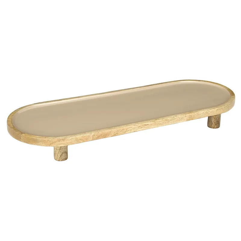 Taca Dune MEBLIVA Drewno Mango 50cm - Naturalny