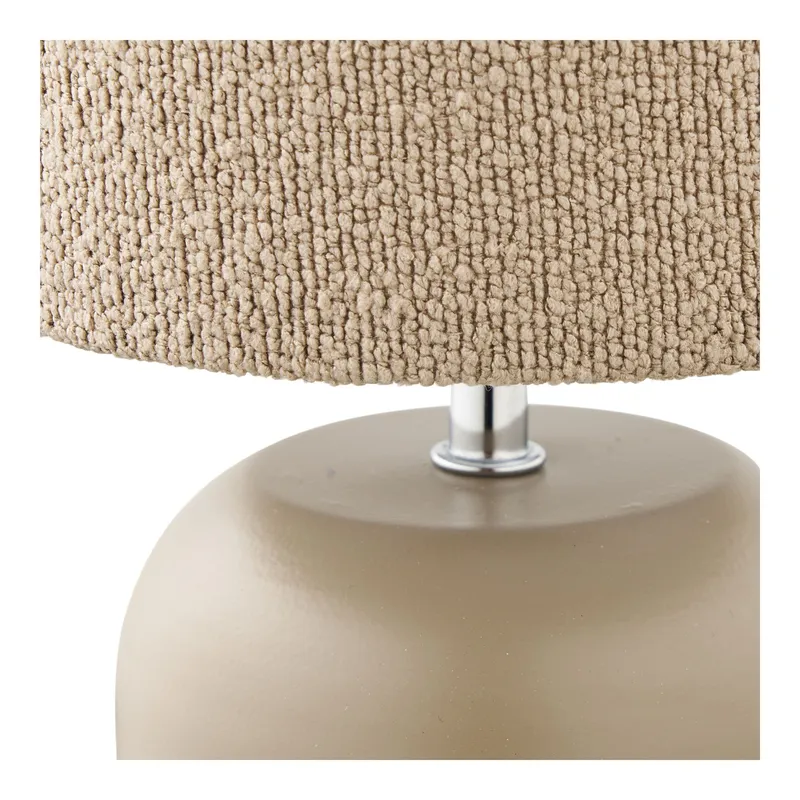 Lampa Stołowa MEBLIVA Morley Nowoczesna 24 cm - Beżowa