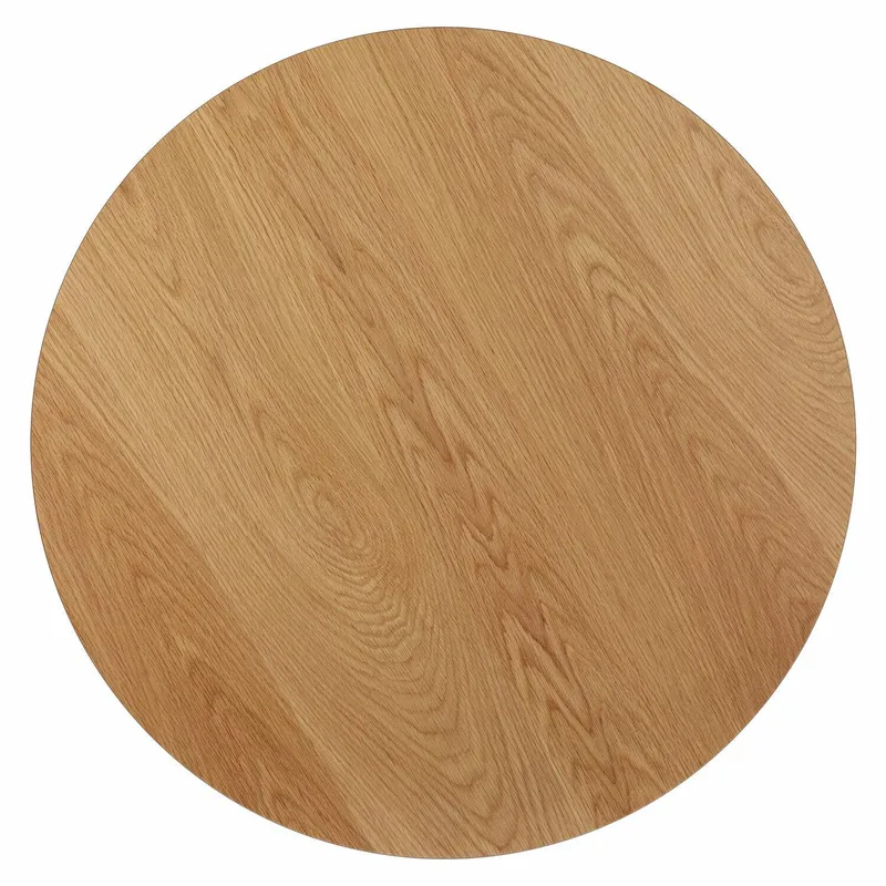Stół MEBLIVA Sottile 80cm, Okrągły, Płyta Laminowana - Naturalny