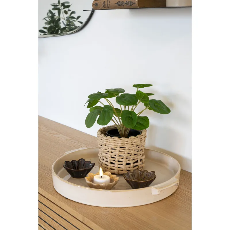 Sztuczny Kwiat MEBLIVA Pelia 28cm, Polietylen - Zielony