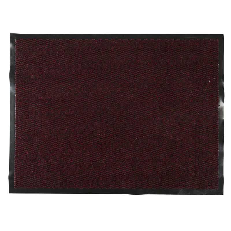 Wycieraczka MEBLIVA 60x80 cm Polipropylen - Bordowa