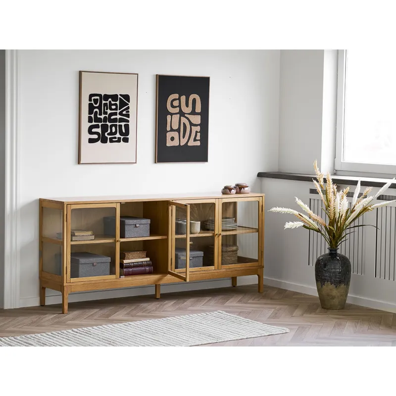 Obraz Dekoracyjny MEBLIVA Tine 50x70 cm, Płyta MDF - Beżowy
