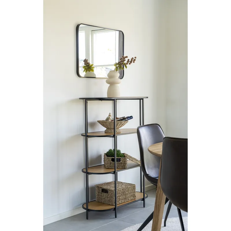 Wazon Ceramiczny MEBLIVA Z Kamiennymi Akcentami, Gres, Boho - Beżowy