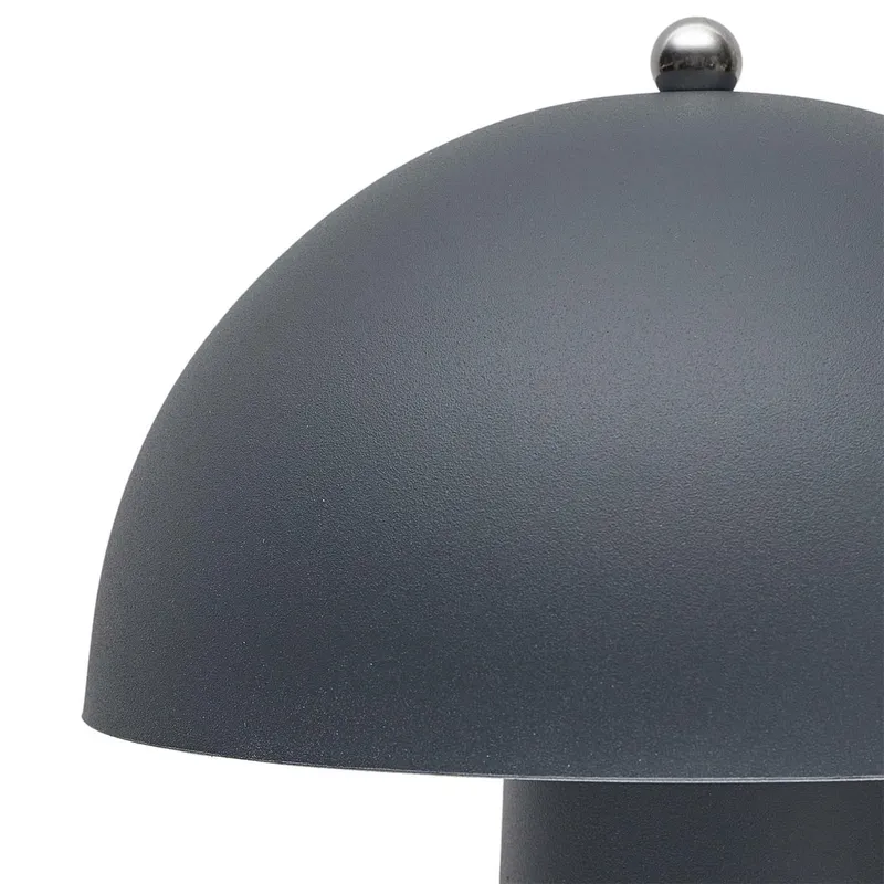 Lampka Stołowa MEBLIVA Mushroom, Nowoczesna, Minimalistyczna - Czarna