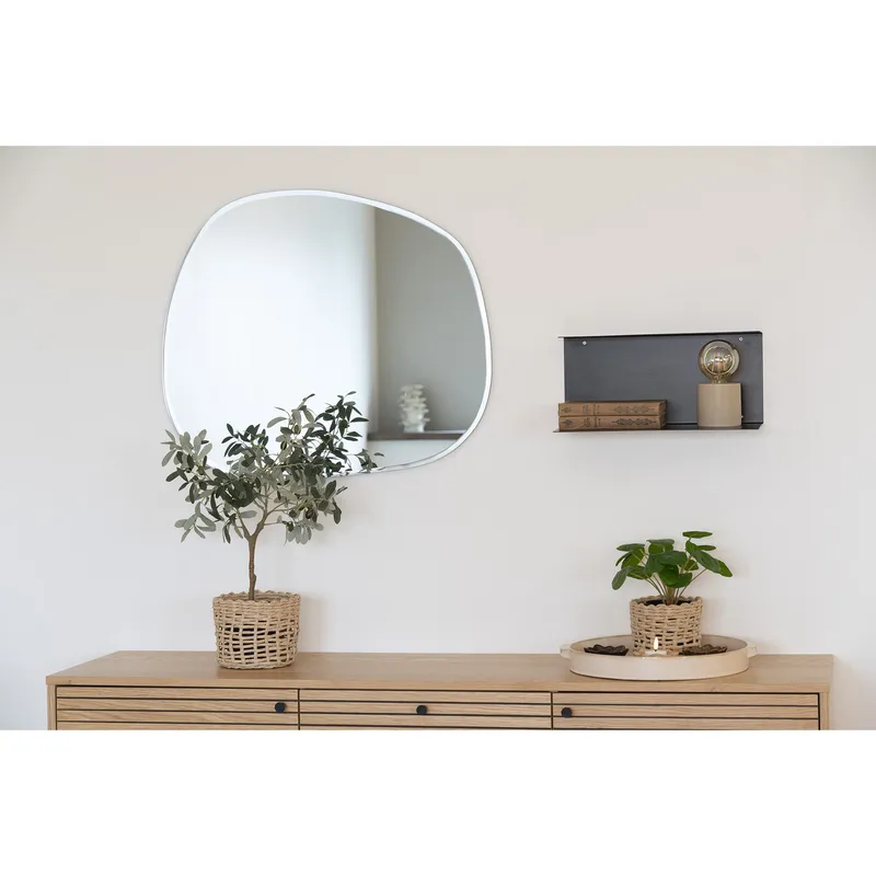 Półka Ścienna MEBLIVA Lille Metalowa 40 cm - Czarna