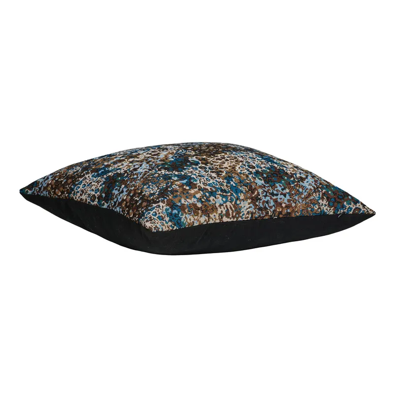 Poduszka MEBLIVA Blossom Poliester 45x45 cm - Niebieski