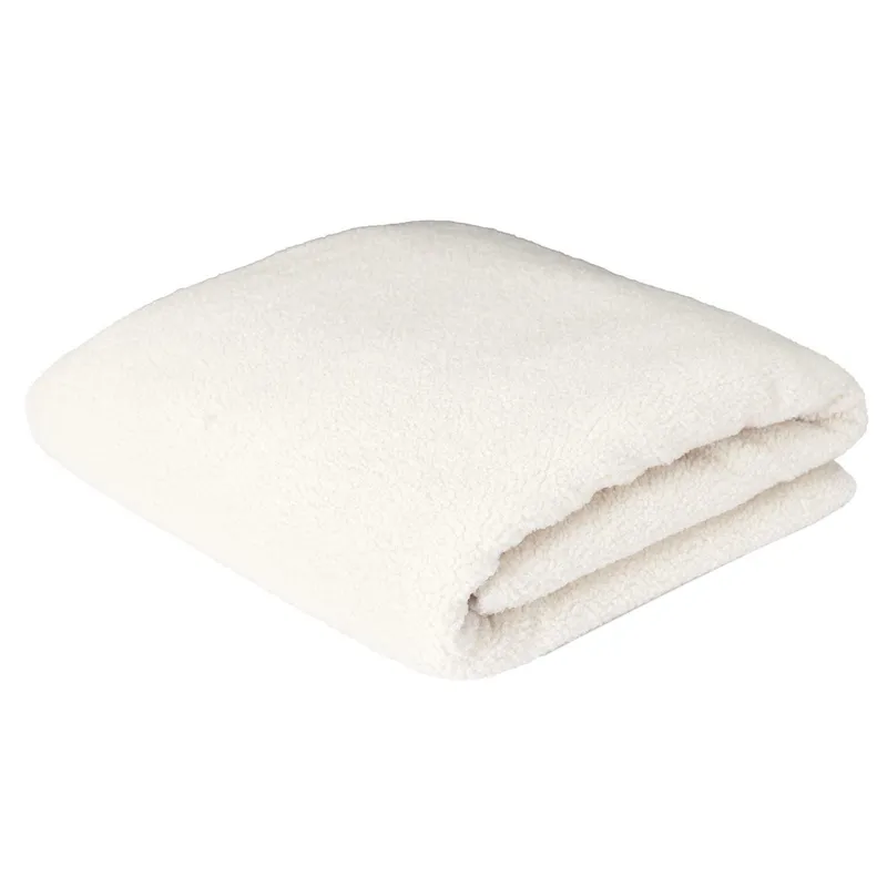 Pled Sherpa MEBLIVA 120x150cm Miękki Polarowy - Ecru