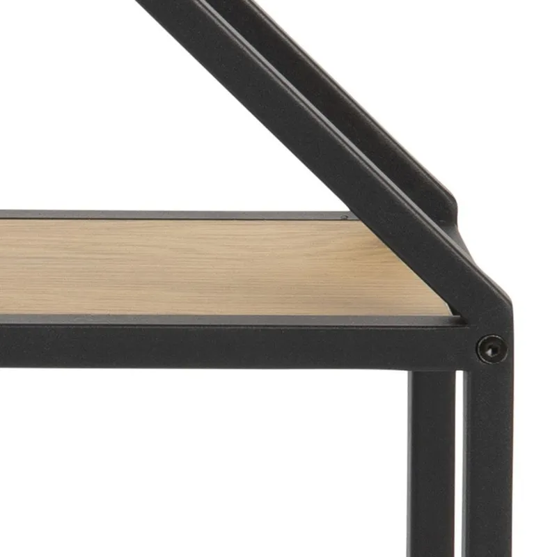 Półka MEBLIVA Seaford Octagon MDF Industrialna - Naturalny