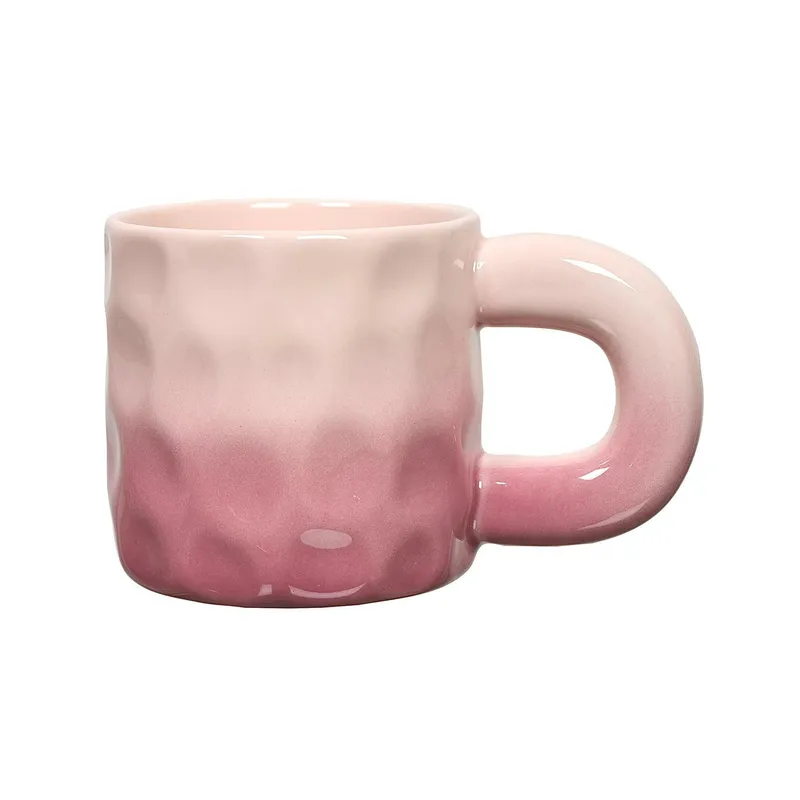Kubek MEBLIVA Chubby Ceramiczny 330ml - Różowy