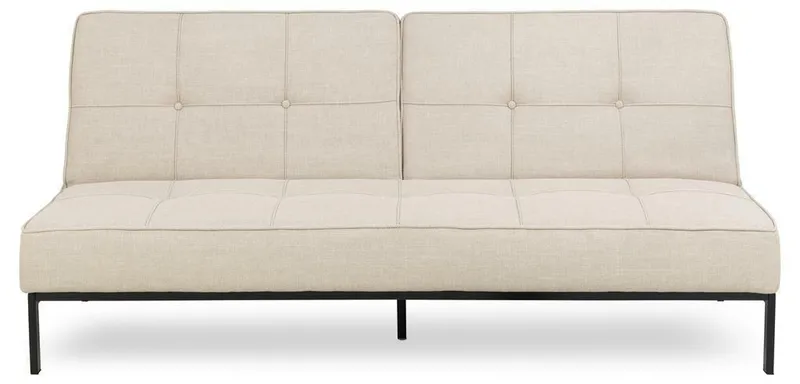 Sofa MEBLIVA Perugia Rozkładana 198 cm, Tkanina Basel - Beżowa