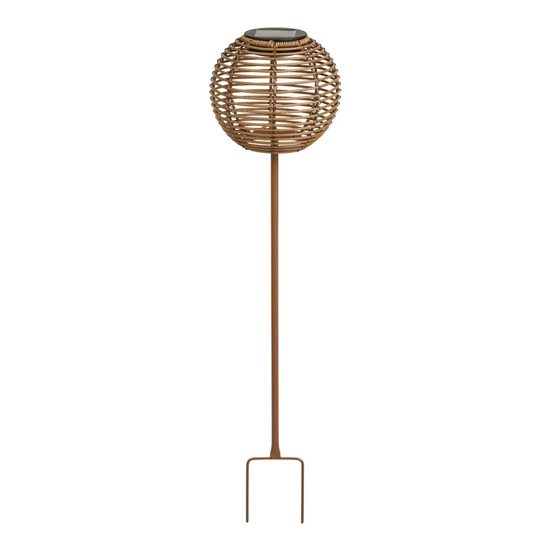 Lampion Ogrodowy MEBLIVA Carlisle Solar LED 70 cm - Brązowy