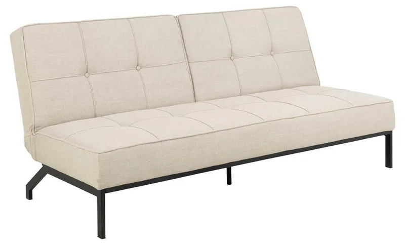 Sofa MEBLIVA Perugia Rozkładana 198 cm, Tkanina Basel - Beżowa