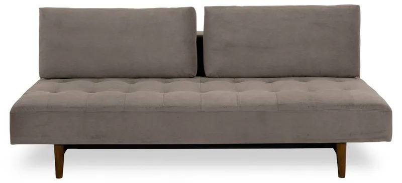 Sofa Rozkładana MEBLIVA Blain, Drewno Kauczukowe, Nowoczesna - Beżowa