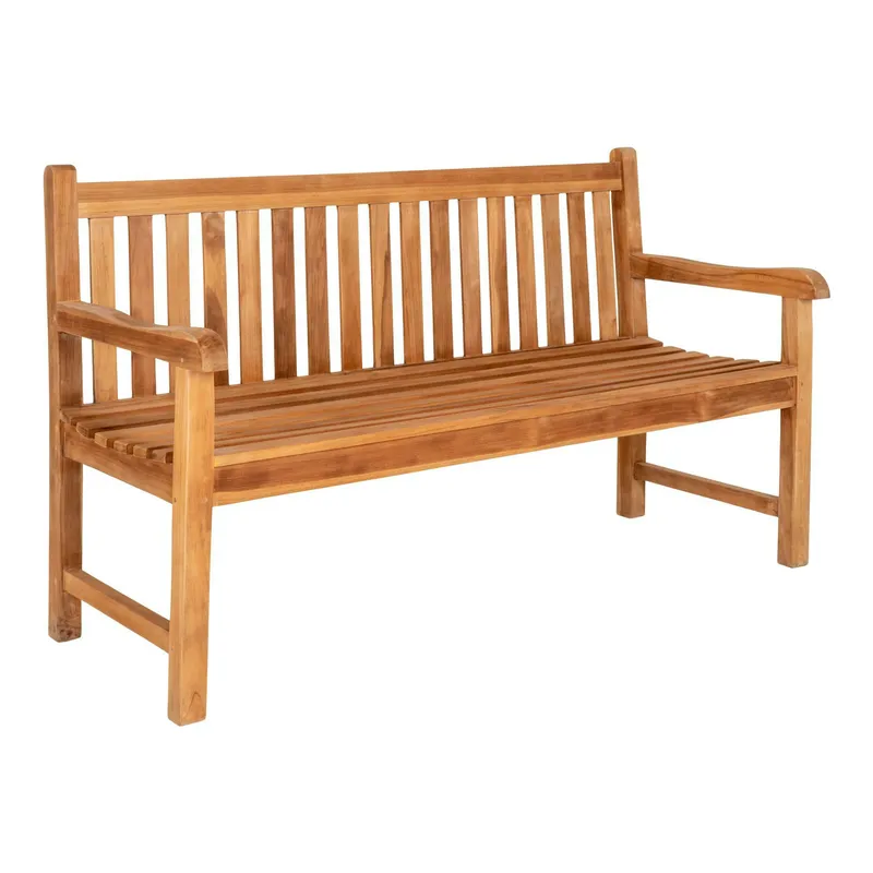 Ławka MEBLIVA Cabo Tekowa 150 cm - Naturalny