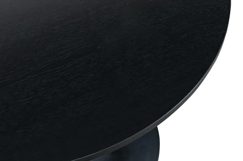 Stół Barowy MEBLIVA Hvar Drewniano-Metalowy 60 cm - Czarny