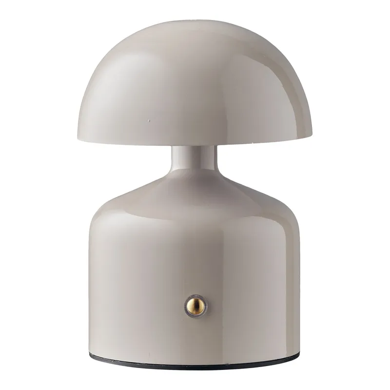 Lampa Stołowa MEBLIVA Aulla, Metal, Akumulatorowa - Szara