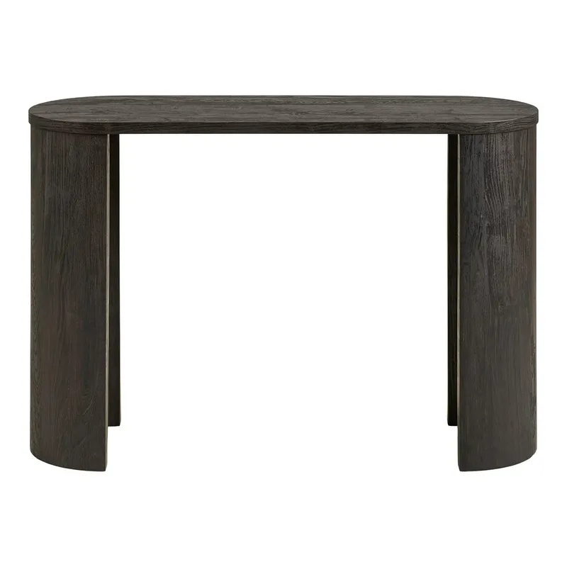Konsola MEBLIVA Bibione Nowoczesna, Drewno MDF, 114 cm - Brązowa