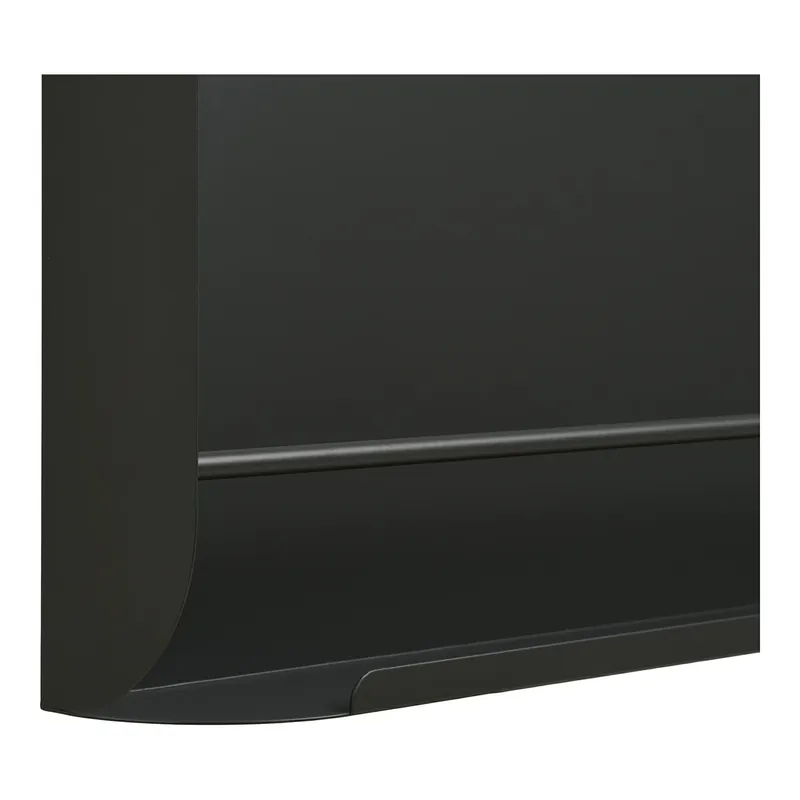 Półka Ścienna MEBLIVA Volterra Metalowa 60 cm - Ciemnoszara