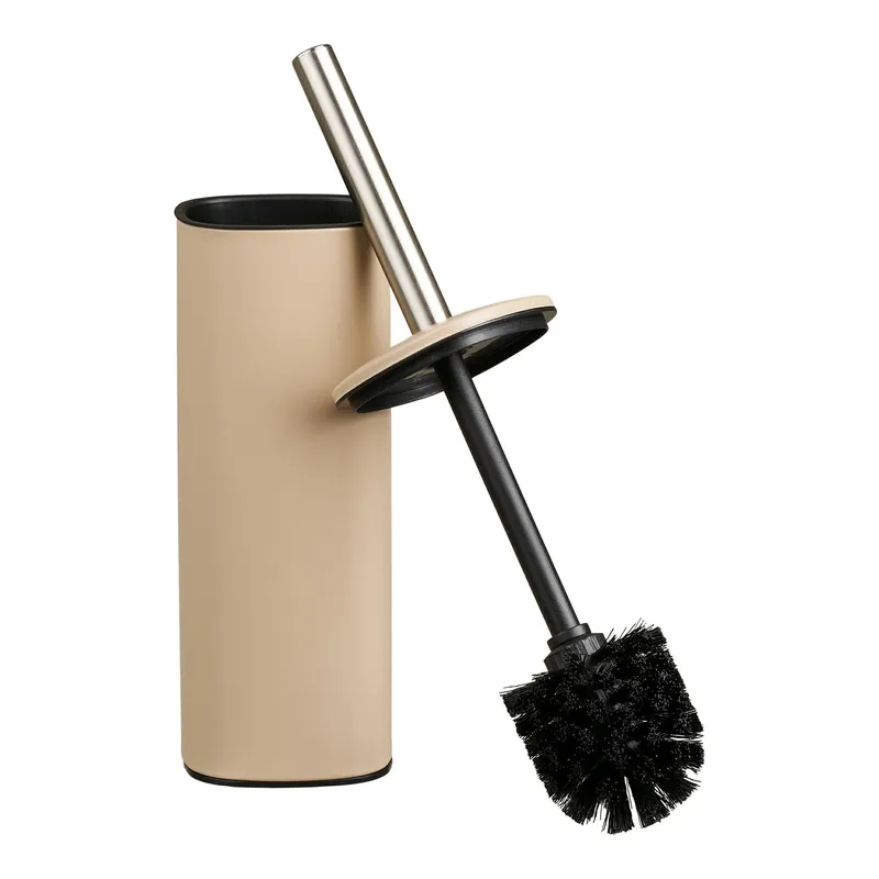 Szczotka Do WC MEBLIVA Lodi, Metal, Wolnostojąca - Beżowy