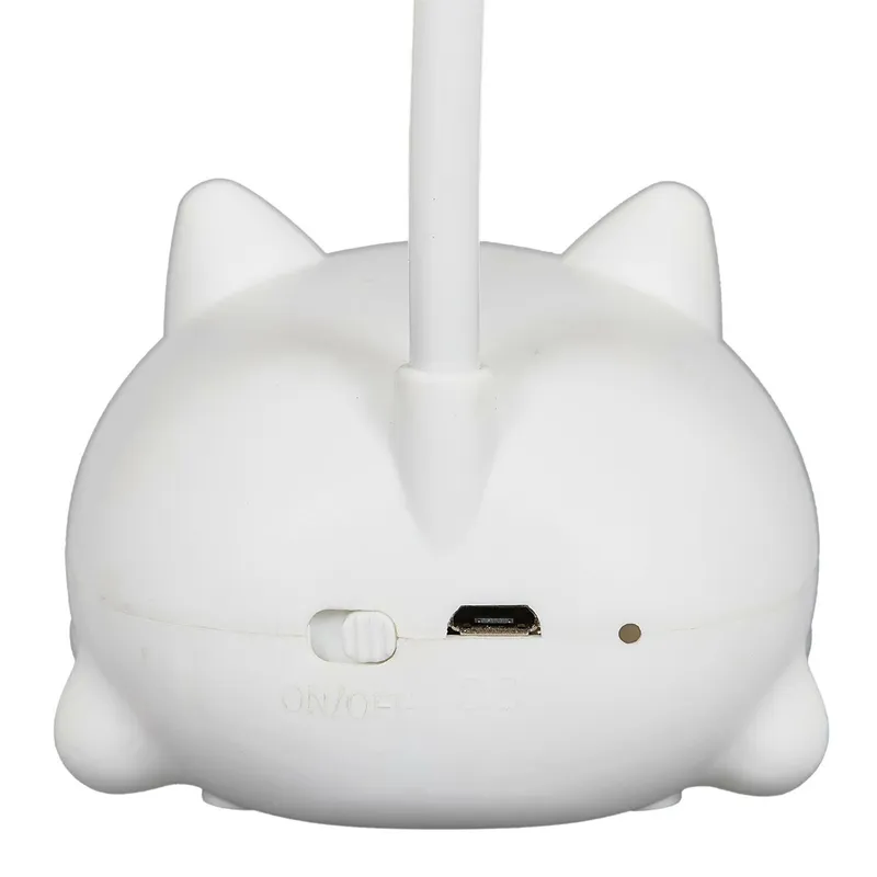 Lampka Stołowa LED MEBLIVA Kitty, Nowoczesna, Akumulatorowa - Biała