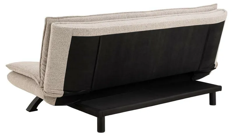 Sofa Rozkładana MEBLIVA Faith Monza, Tkanina, Nowoczesna - Beżowa