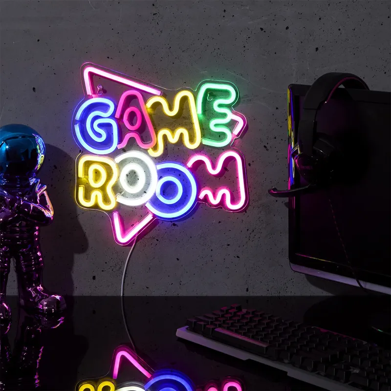 Lampka Dekoracyjna LED Neonowa MEBLIVA Game Room - Multikolor