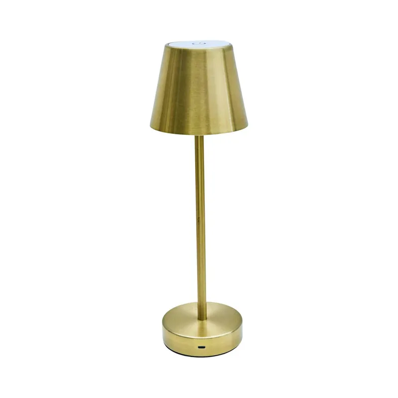 Lampka Stołowa MEBLIVA Casablanca LED Dotykowa 36cm - Złota