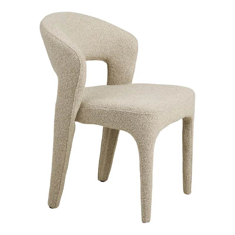 Krzesło Tapicerowane MEBLIVA Belmont Skandynawskie - Piaskowe