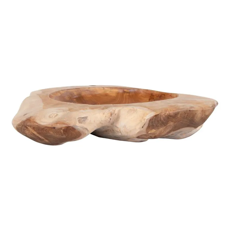 Miska Rio 40cm MEBLIVA Drewno Tekowe - Naturalny